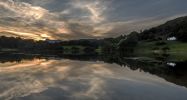 Loughrigg Tarn with beautiful skies / Harry Johnson Photography @harryfoto_