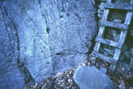 Copt Howe rock carvings in the Langdale valley copyright LDNPA