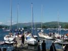 Boating spectators at Windermere Air Festival © Andrea Hills.