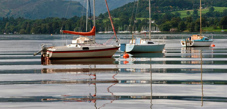 Boats on Ullswater copyright Charlie Hedley