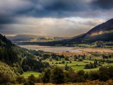 A view over the Bassenthwaite Lake National Nature Reserve 