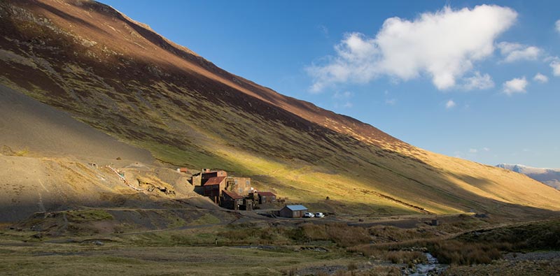 Force Crag Mine in the Coledale Valley