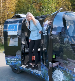 Driverless Pod at Brockhole