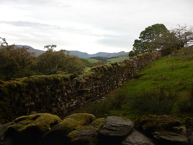 Views over the fells in the distance.