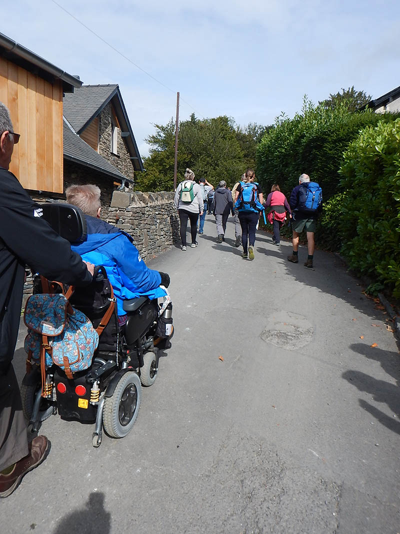 Passing Elleray Cottage and Shireburn