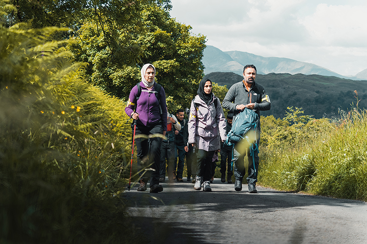 Muslim Hikers - Wansfell Pike