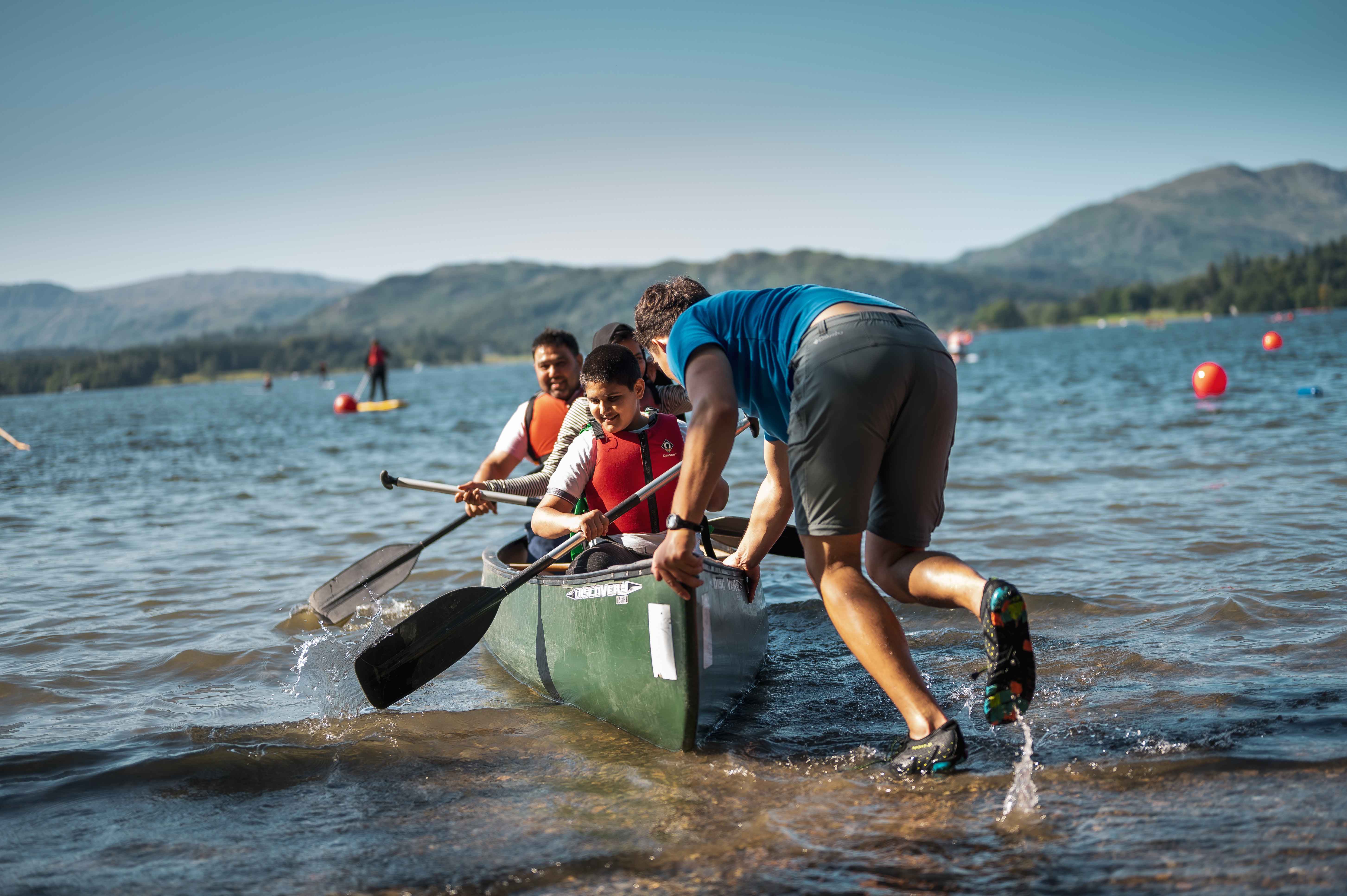 rowing boat on Windermere