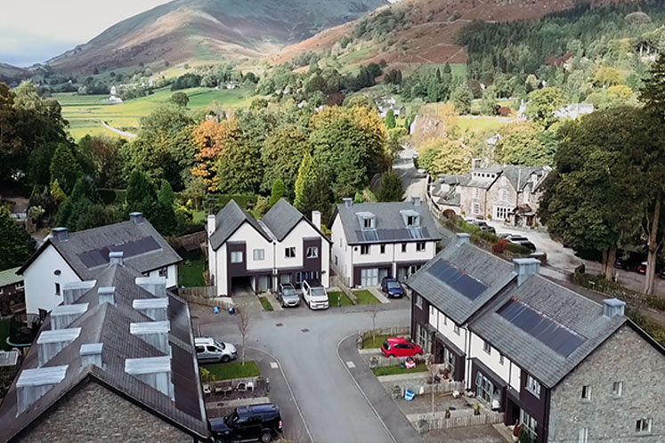 Photo of houses in Cumbria