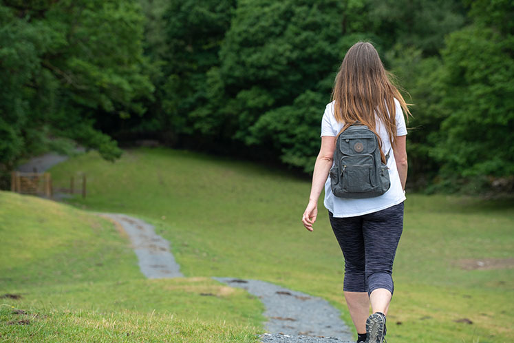 Walker along West Windermere Way