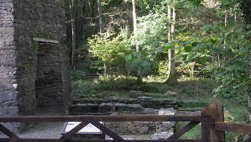 Duddon iron furnace remains and interpretation panel