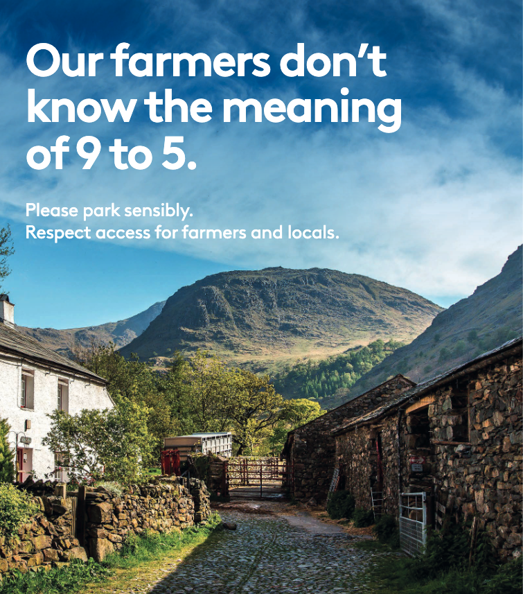 Our farmers don't know the meaning of 9 to 5. Please park sensibly. Respect access for farmers and locals.