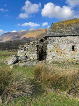 derelict stone building in the Lake District National Park