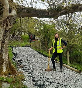 Marian at Orrest Head