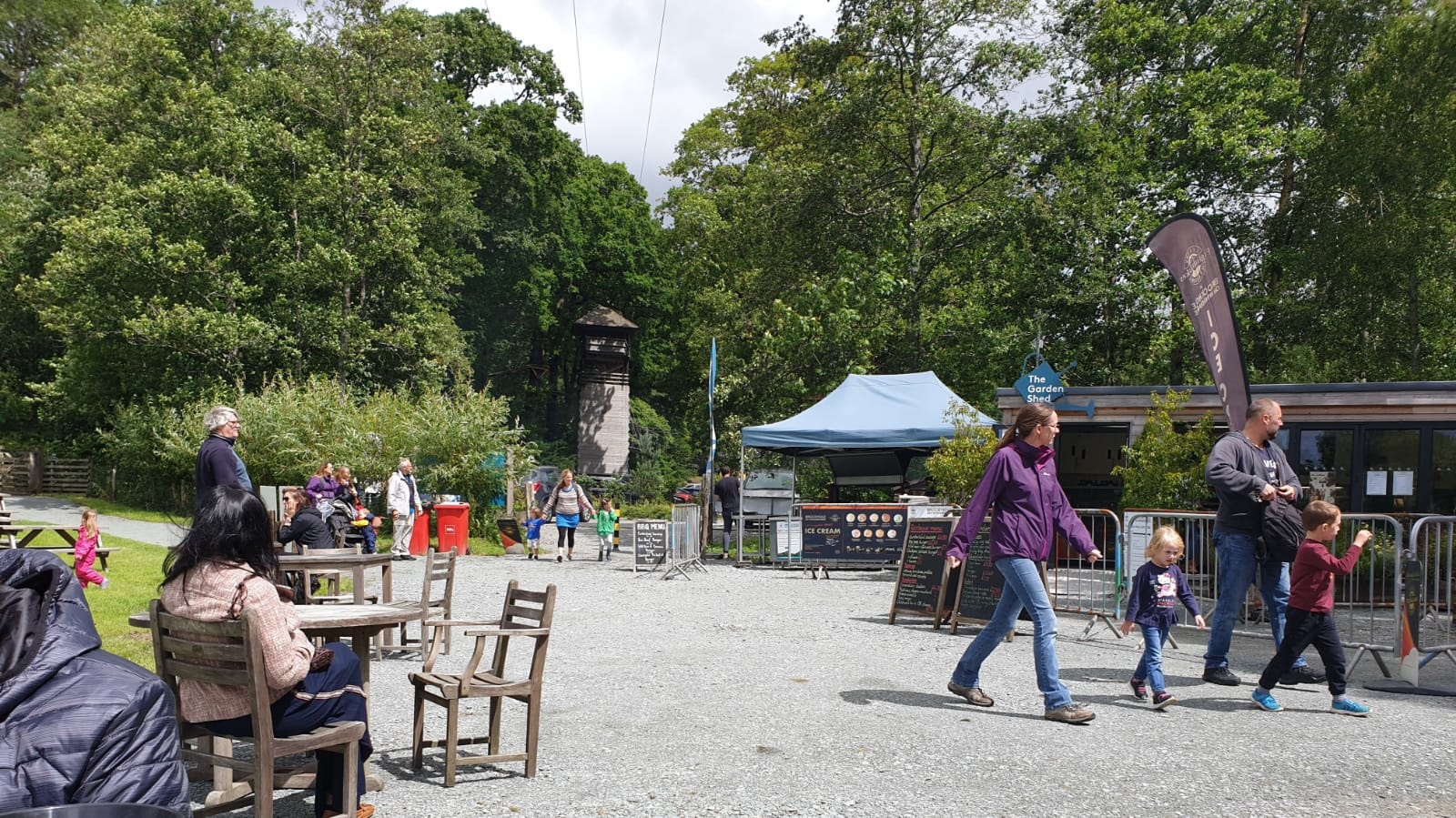 Families enjoyed the range of activities that were on offer at Brockhole this weekend.