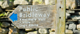 Bridleway sign