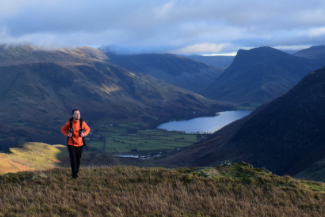 Views towards Buttermere from the Hen Comb summit