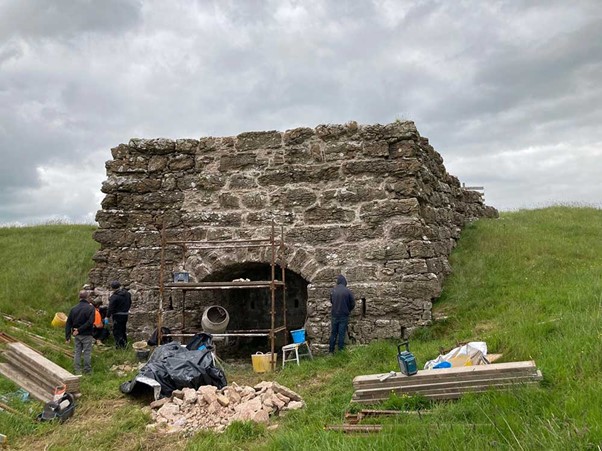 Lime mortar in the Lake District National Park