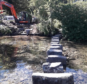 Rydal stepping stones