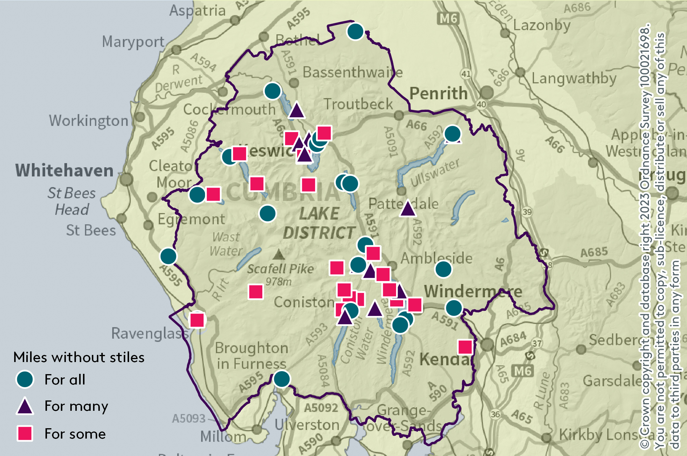 Miles Without Stiles map