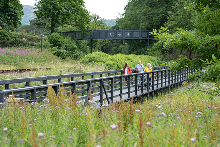 Bench along West Windermere Way