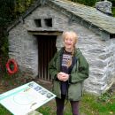 Pam Mills at the Fish House in Rusland after repairs were completed