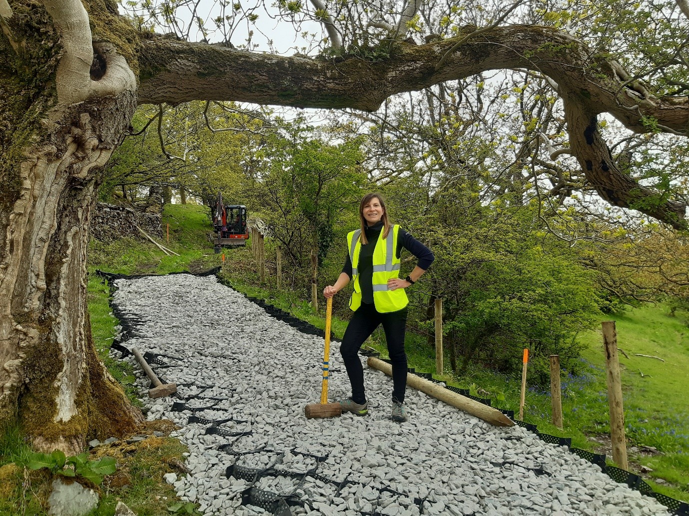 Work is underway to make the Orrest Head summit easier to reach