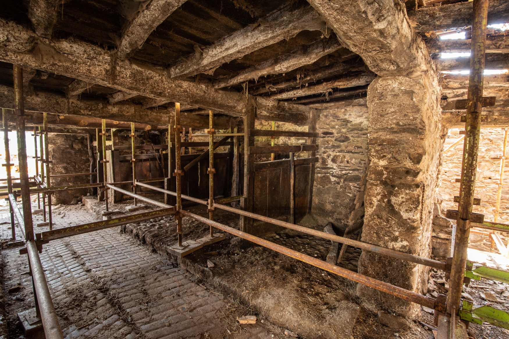 Restoring a traditional barn at Wescoe Farm