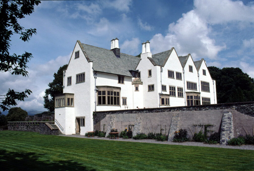 white building, Blackwell in Windermere
