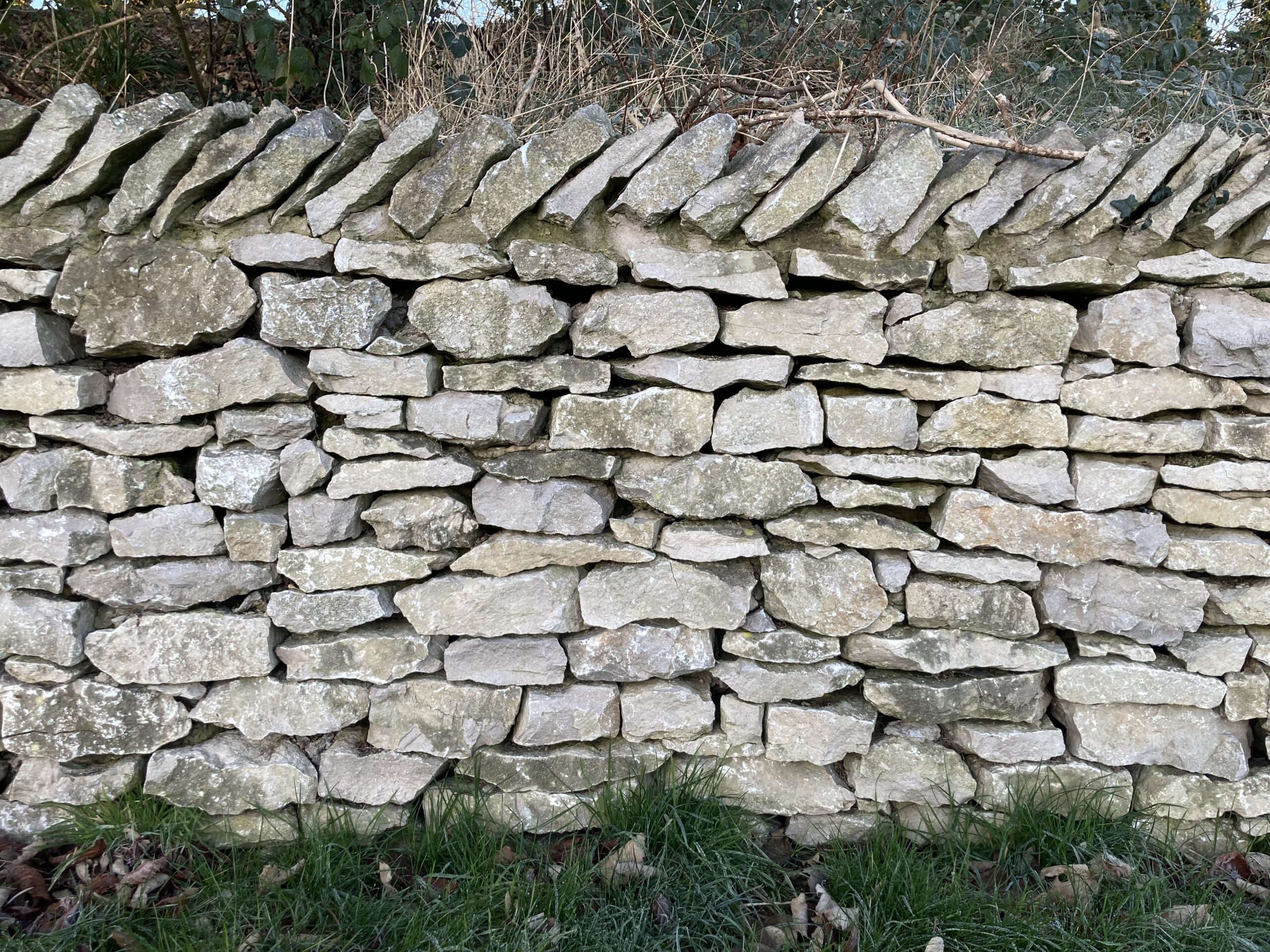 limestone dry stone wall