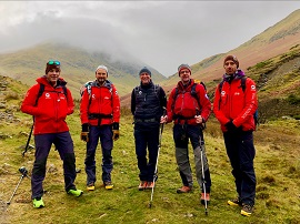 Lake District Fell Top Team celebrate 35 years of winter safety service