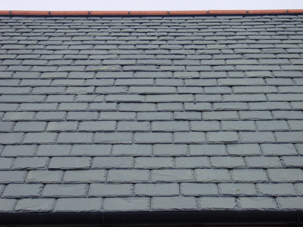 blue grey slate roof