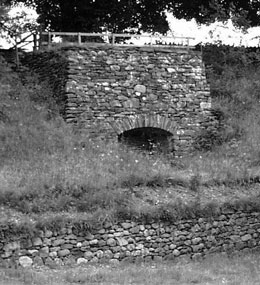 black and white picture of Mungrisedale kiln