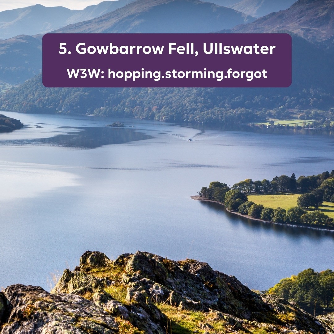 View from Gowbarrow Fell over Ullswater