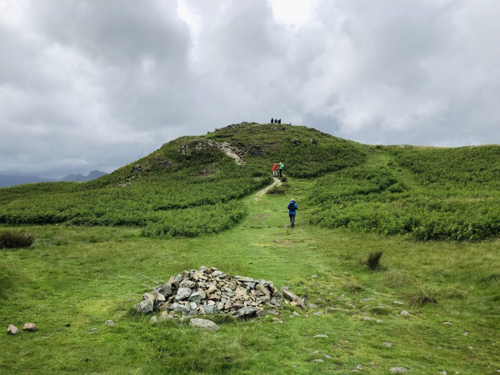Approaching the summit of Loughrigg