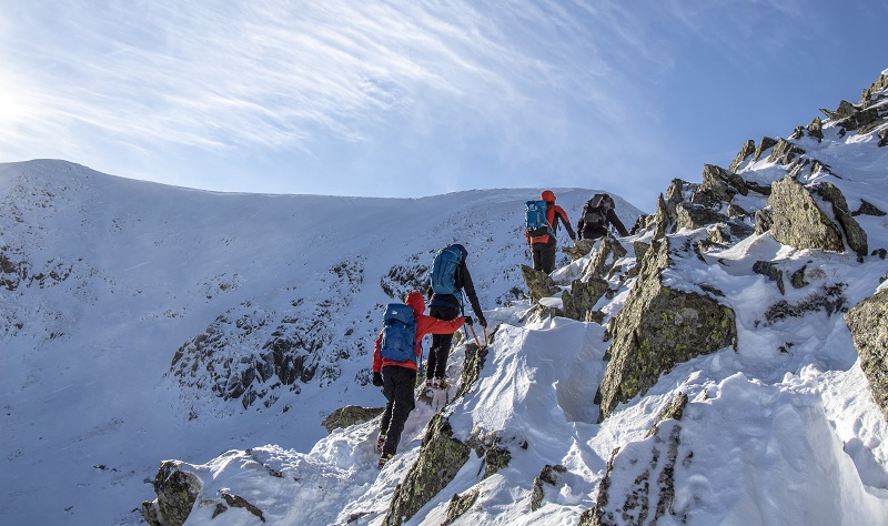 Winter Skills course on Helvellyn.