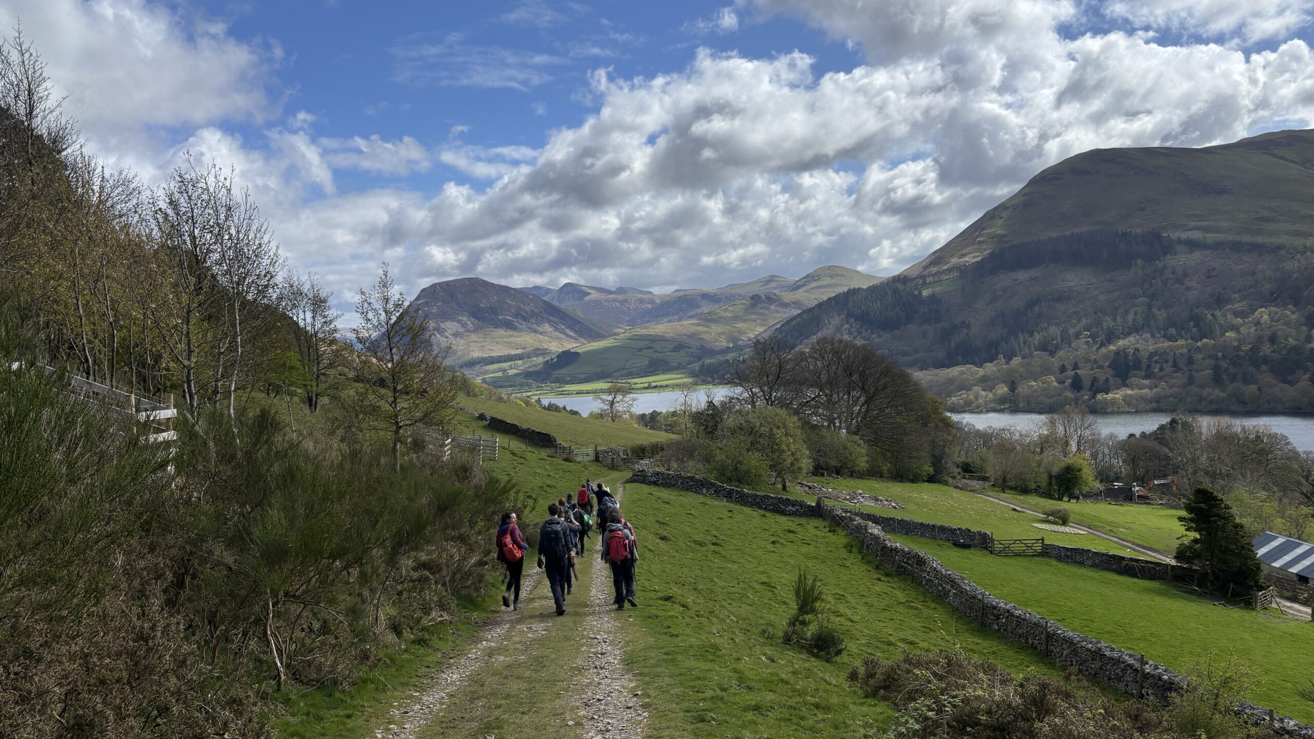 Young Rangers create natural flood defenses along river