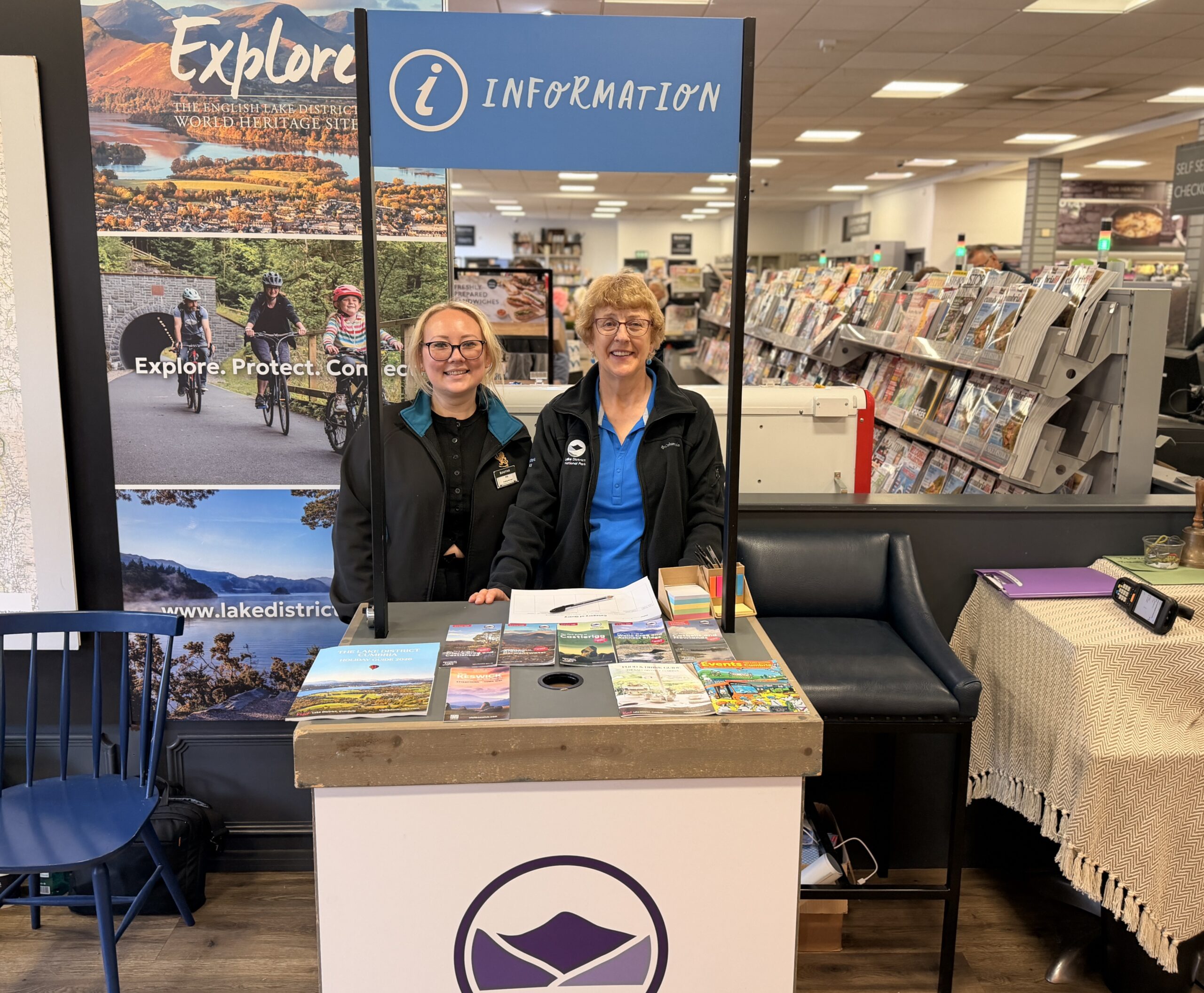 Keswick information service pop up opens in Booths